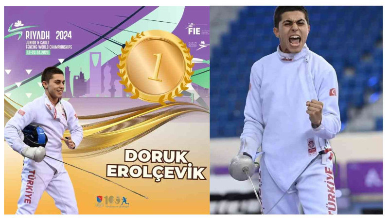 DORUK EROL ÇEVİK'TEN TARİHİ ŞAMPİYONLUK 