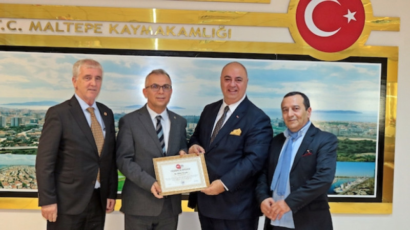 Kaymakam Tiryaki'ye yeni yıl ziyareti