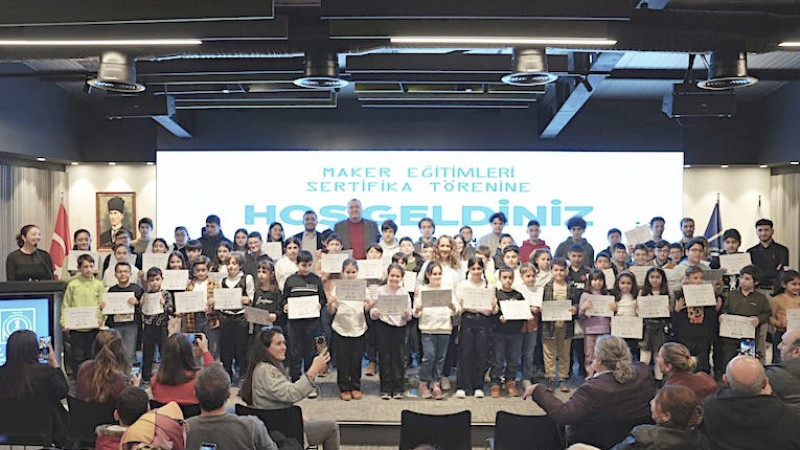 Kartal’da Maker Atölyeleri İlk Mezunlarını Verdi