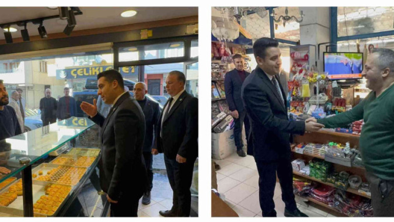 MHP Maltepe esnaf ziyaretinde