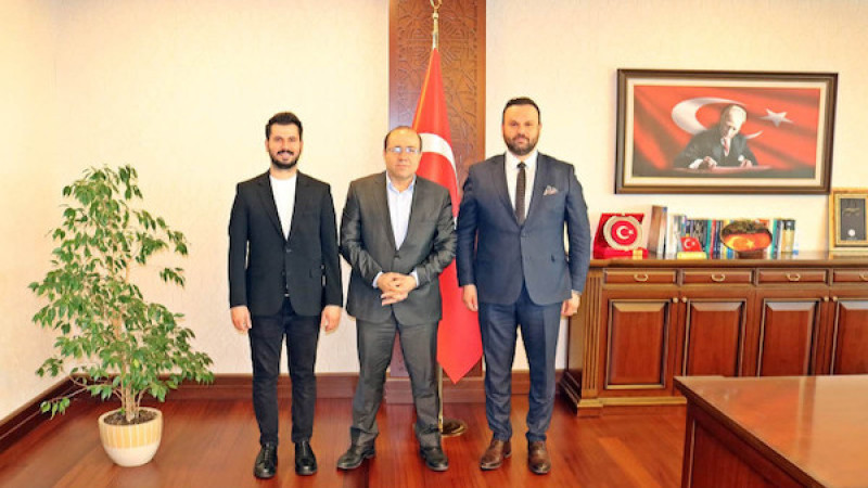 Emre Gün'den Maltepe Kaymakamı Akçay'a ziyaret