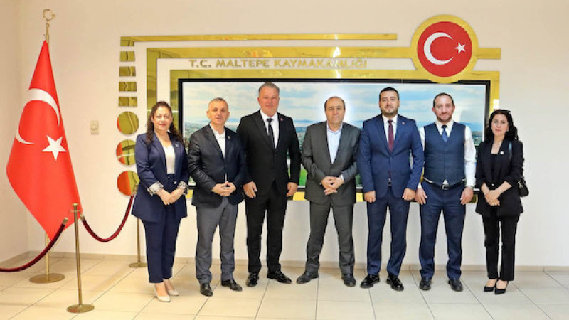 MHP Maltepe'den Kaymakam'a ziyaret